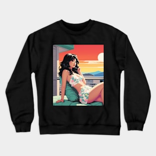 Japanese Girl - Pop Art Crewneck Sweatshirt